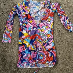 Colorful Abstract Pattern Cover Up